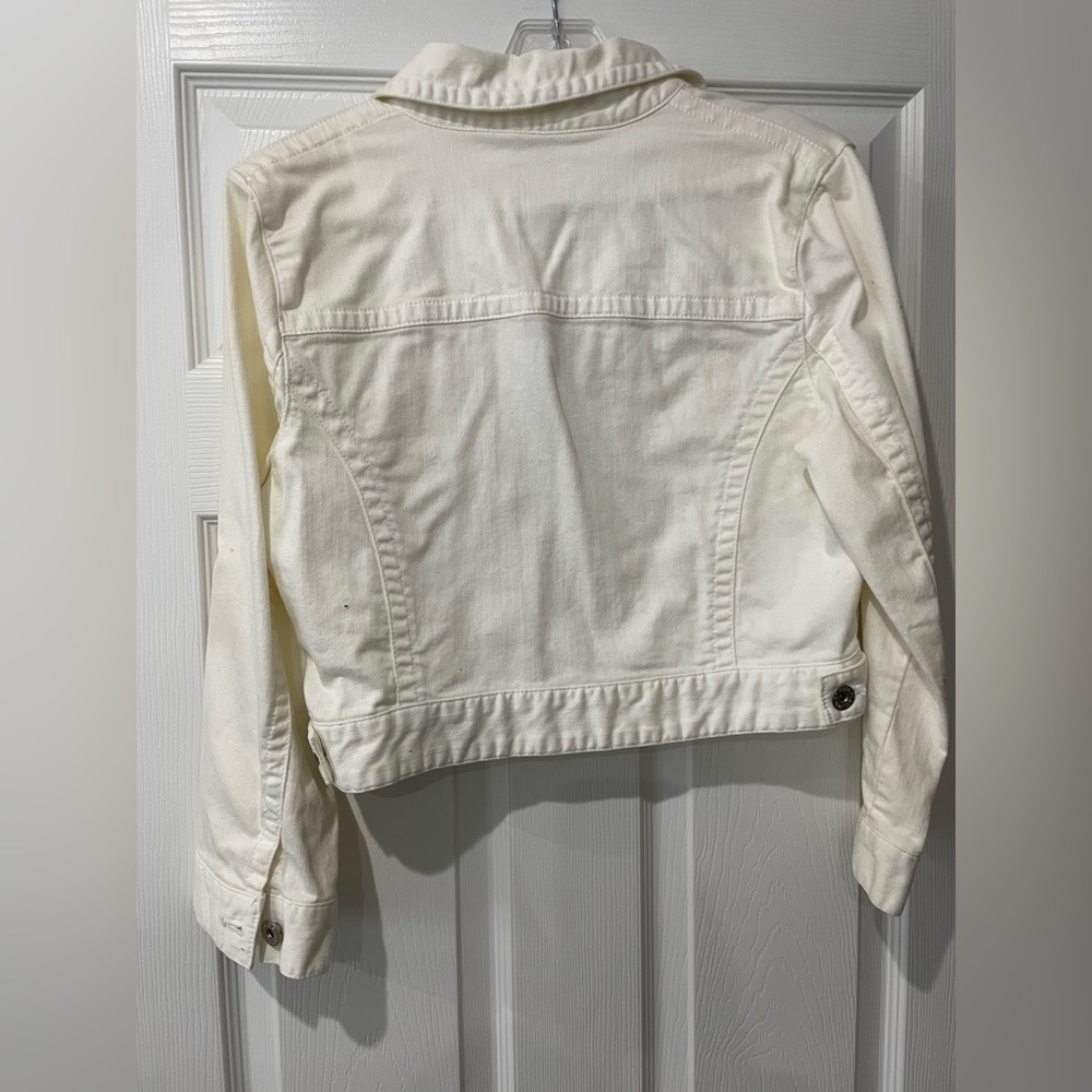 White Chicos Womens Jean Jacket